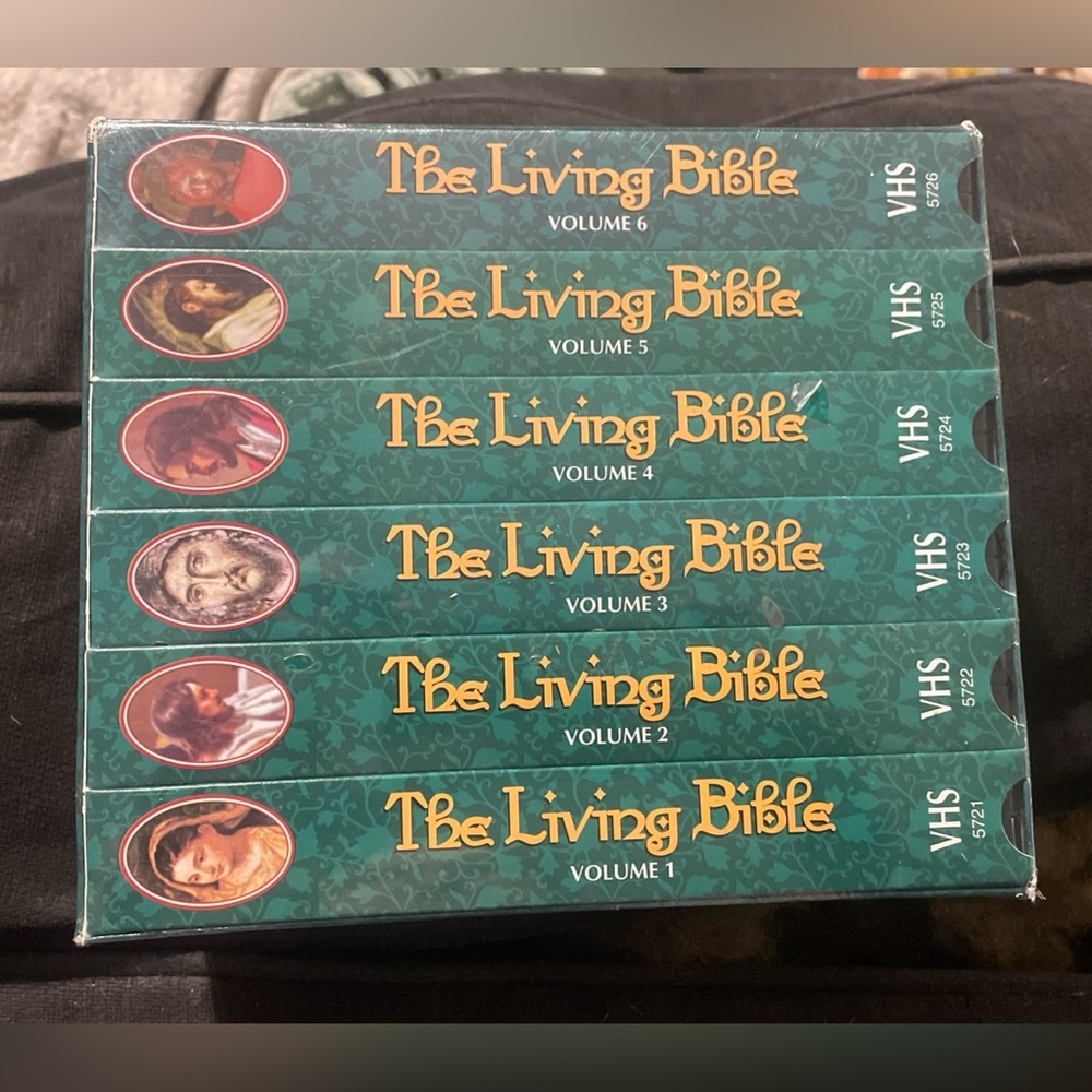 The Living Bible VHS Box Set Volumes 1-6  New